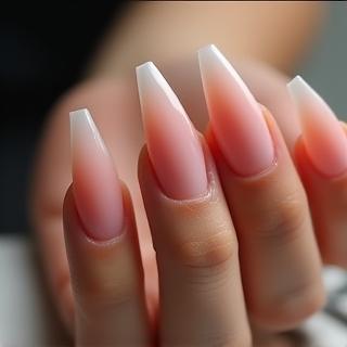 Image showing acrylic nail extensions