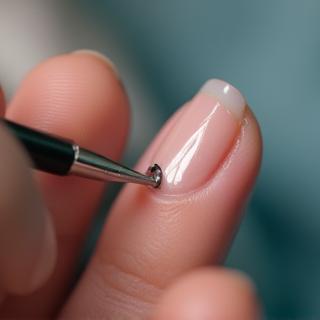 Image showing a nail being repaired
